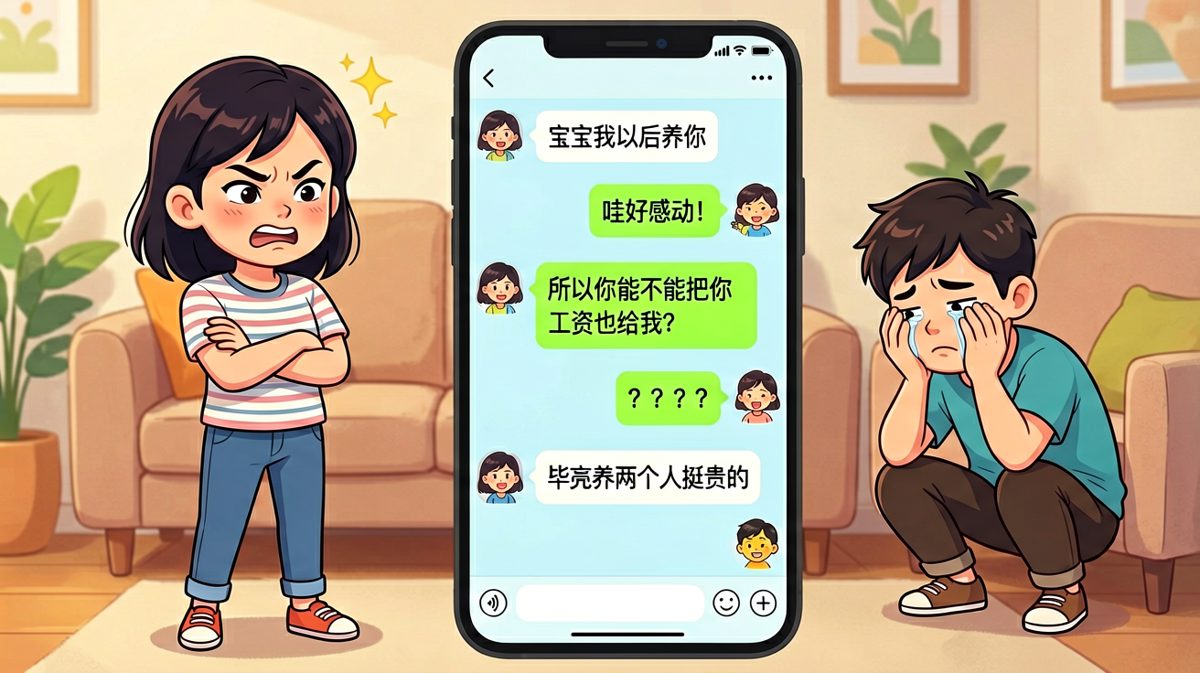 「我养你」的反面意思——原来是要你养他