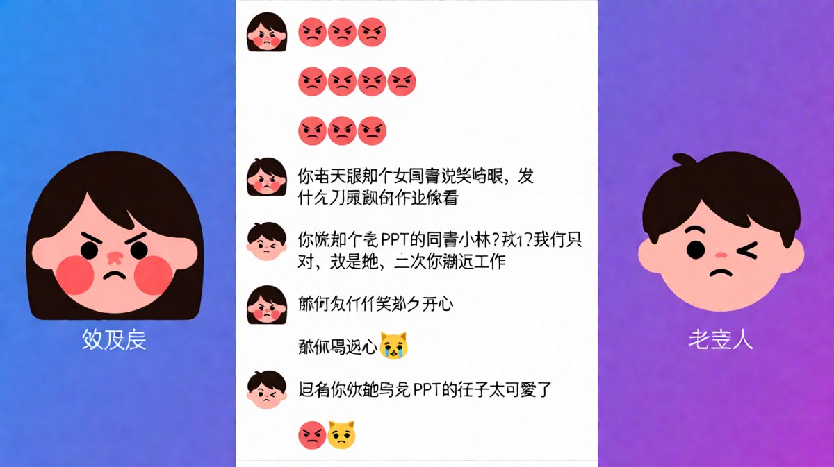「吃醋」——原来笑是因为她说别人可爱