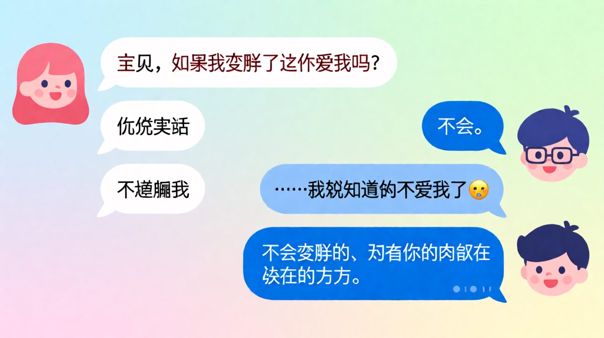 直男求生欲巅峰：我胖了你还爱我吗