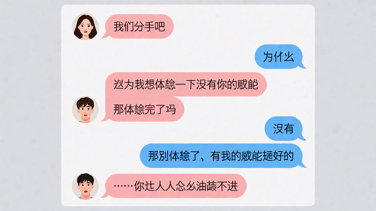 女生想演一出虐恋剧，男生偏偏拿了喜剧剧本。