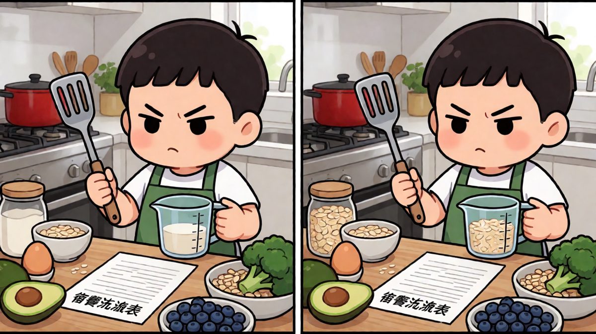 为了健康早餐，我准备了整整一小时！