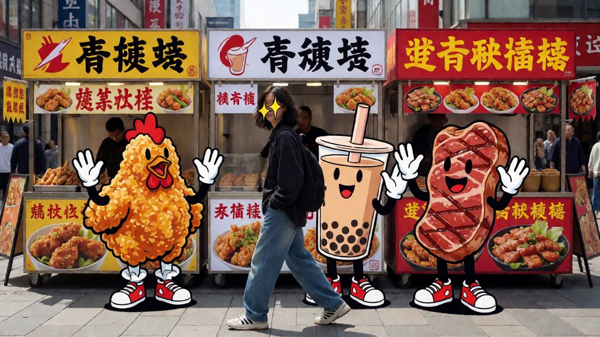 美食三重夹击，眼神开始动摇