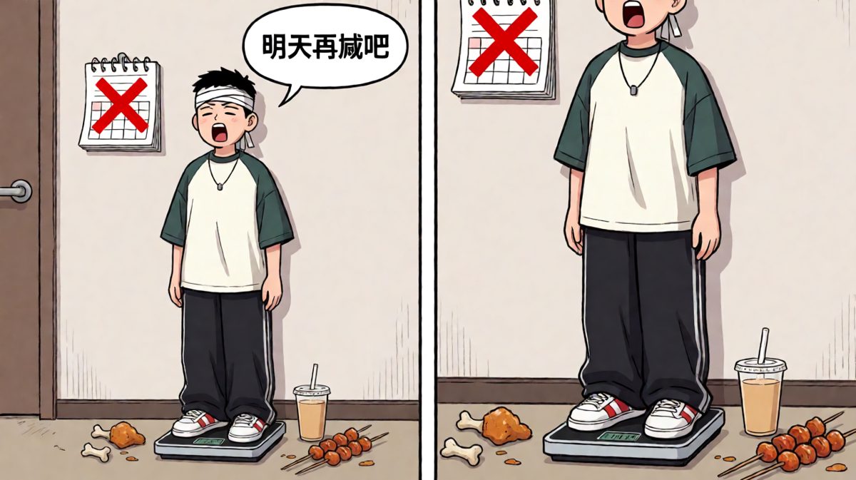 减肥失败，明天再说