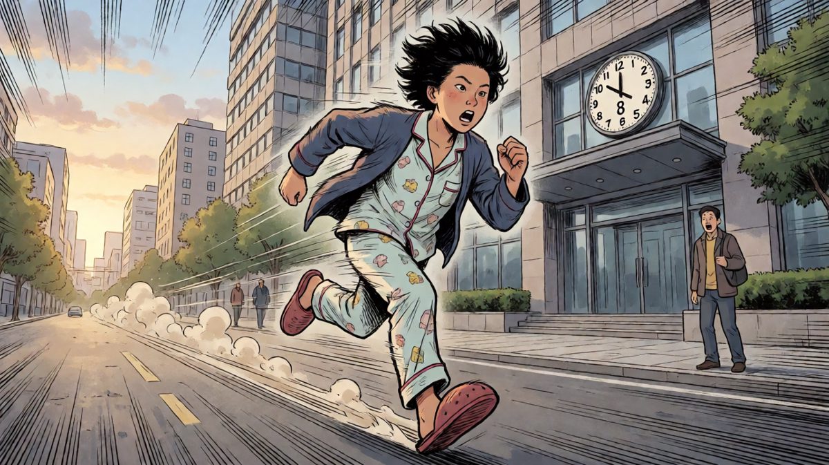 第四格：迟到预警全开！