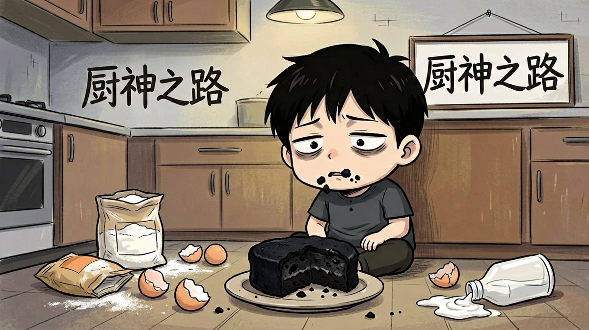 主角坐在废墟中，开始怀疑人生。