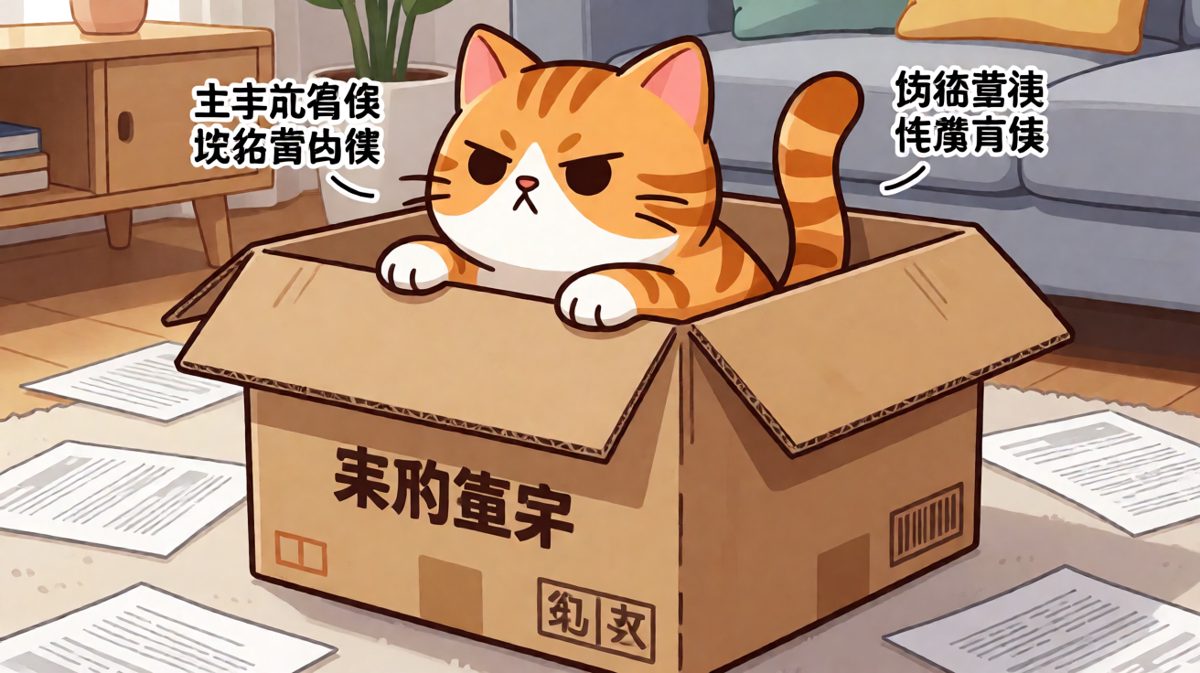 猫：只要我够努力，这个箱子就永远装得下我
