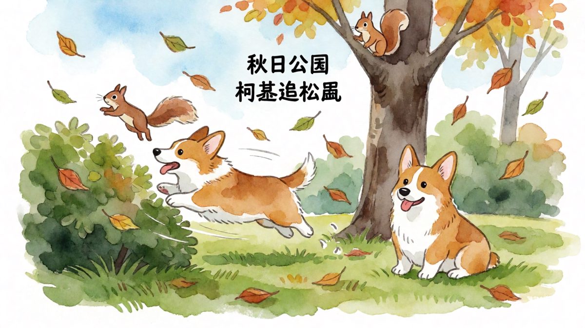 狗：松鼠你等着，下次我一定……先歇会儿