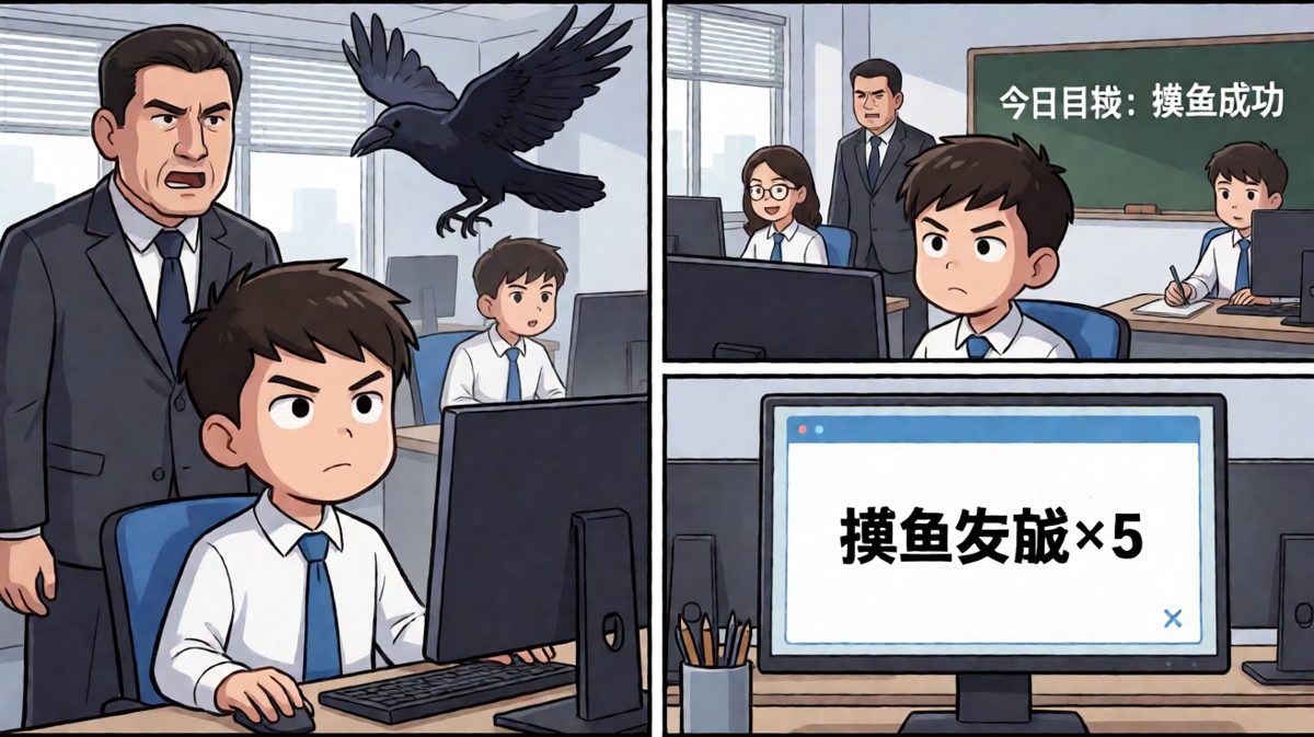 结局扎心：老板就在你身后