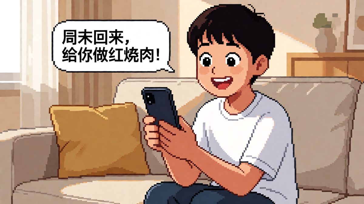 妈妈发来邀请，红烧肉的诱惑让人瞬间出发
