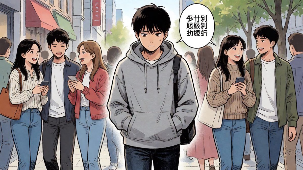 社恐的社死对视瞬间