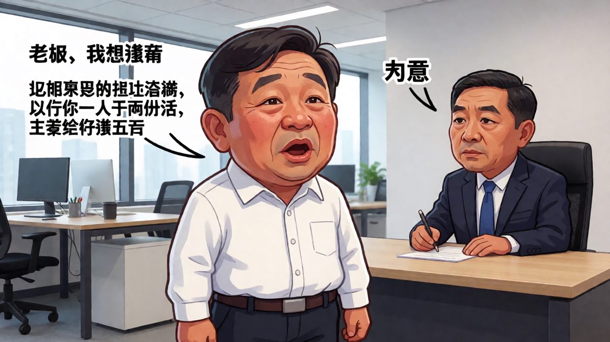 员工鼓起勇气要涨薪，老板一口答应后，套路比预想的还深。