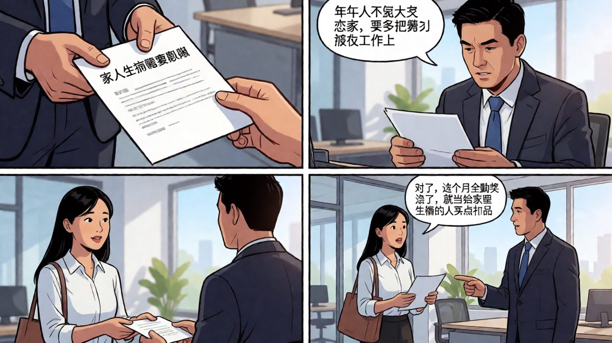 员工请假回家照顾病人，老板的关心方式让人哭笑不得。