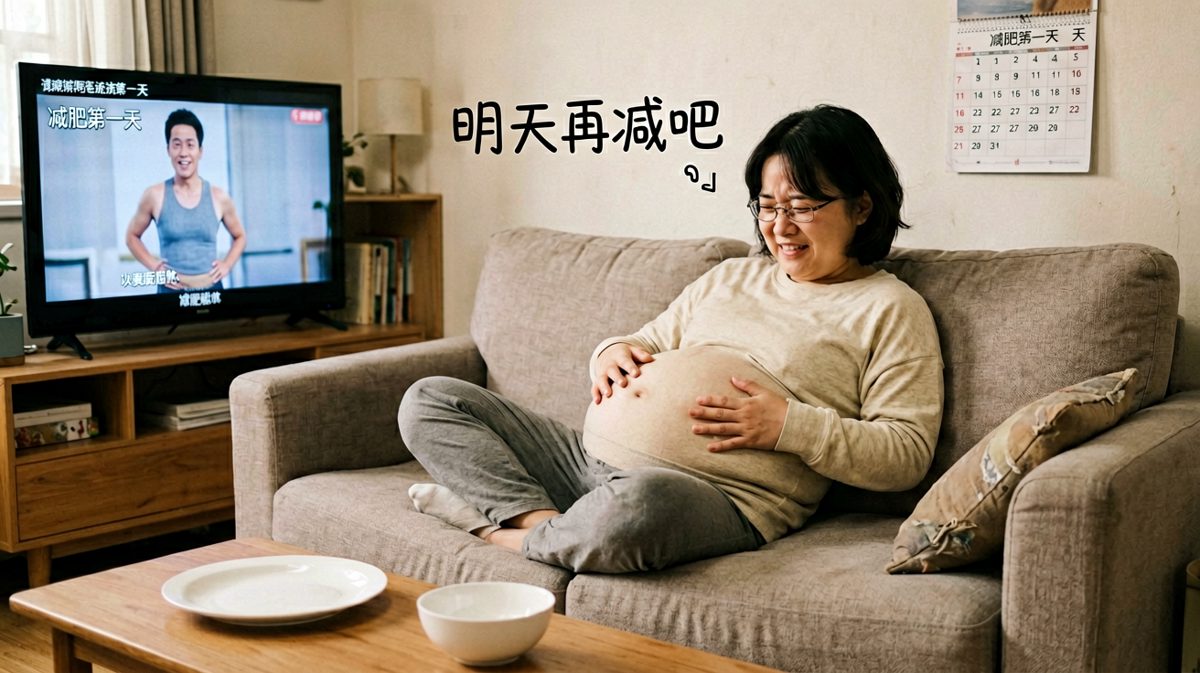 自我安慰明天再减