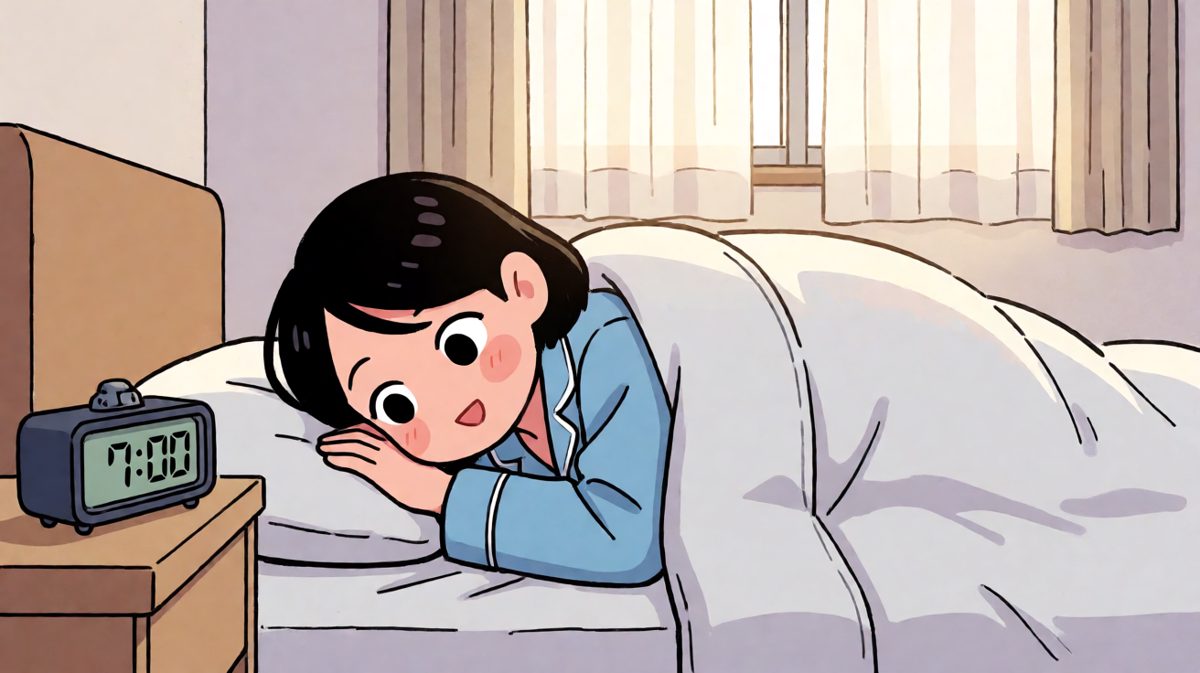 闹钟响了，但我不想醒。