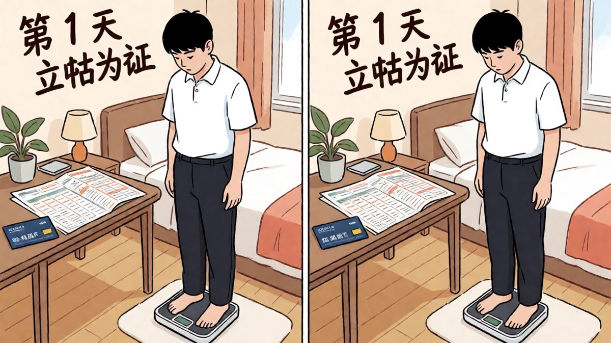 第1天：站上体重秤，决心已定