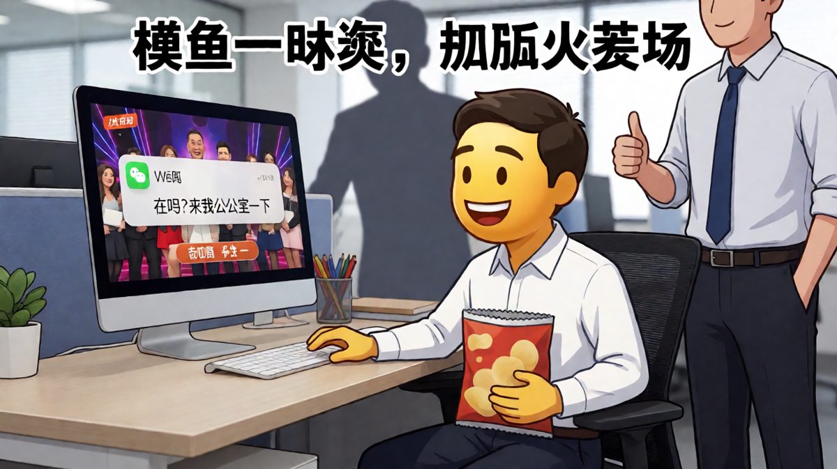 摸鱼被抓的典型现场还原
