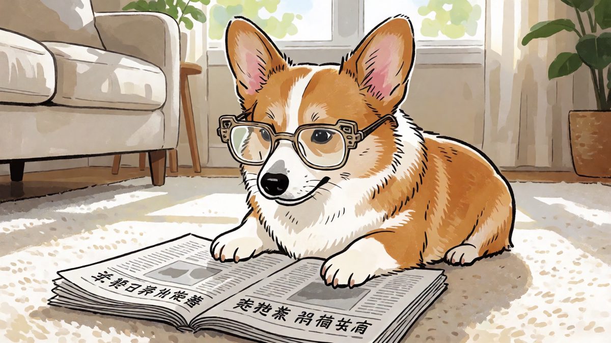 狗：今天的股市不太行啊，汪汪。