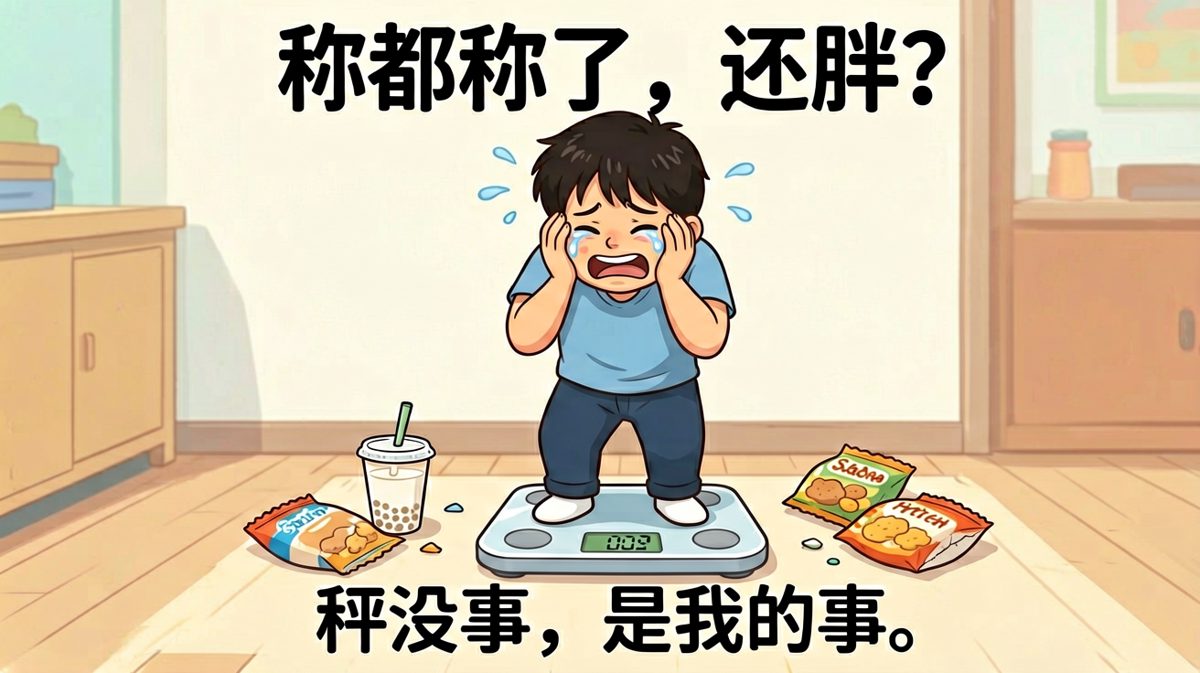 减肥第一天，秤先告诉我谁才是老大