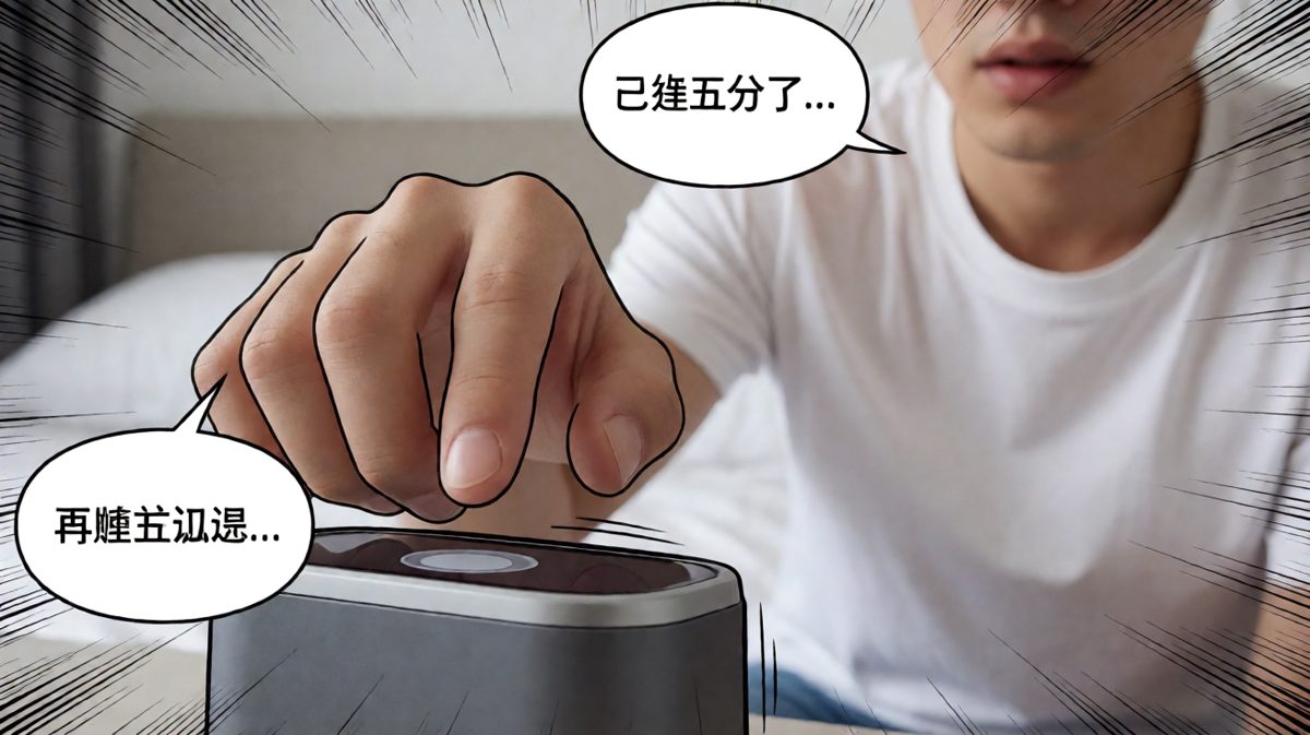 关闹钟还是再睡会儿？终极抉择