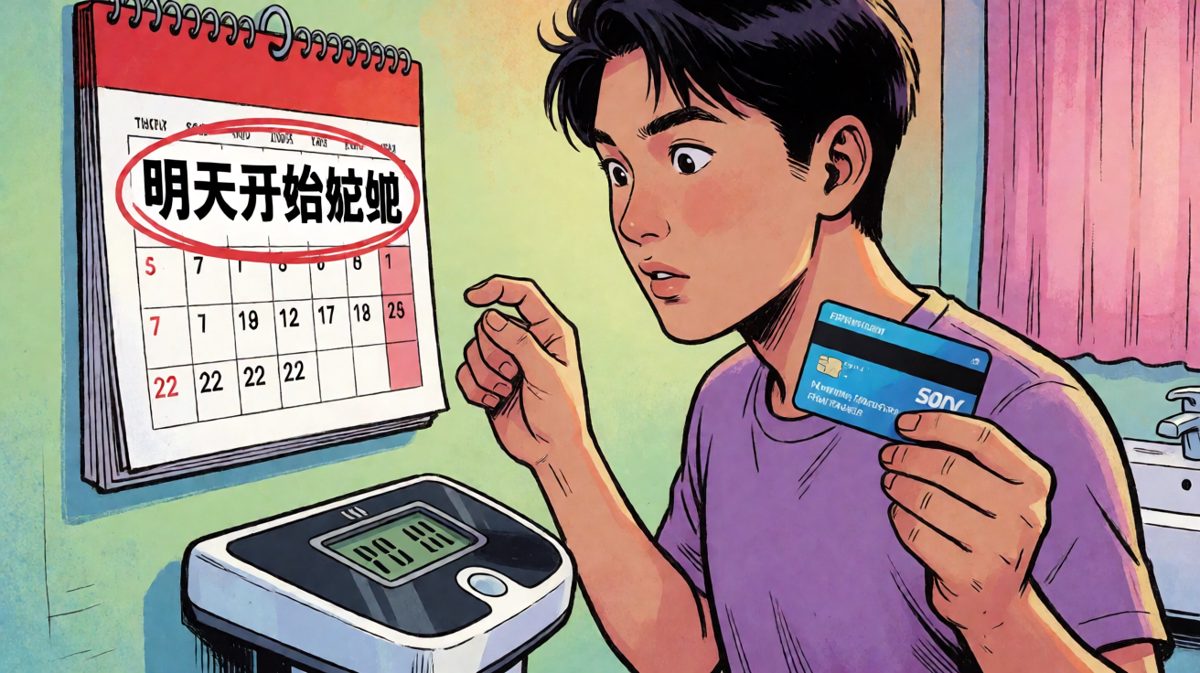 减肥第一天：称了三次，都是同一个人，我认命了