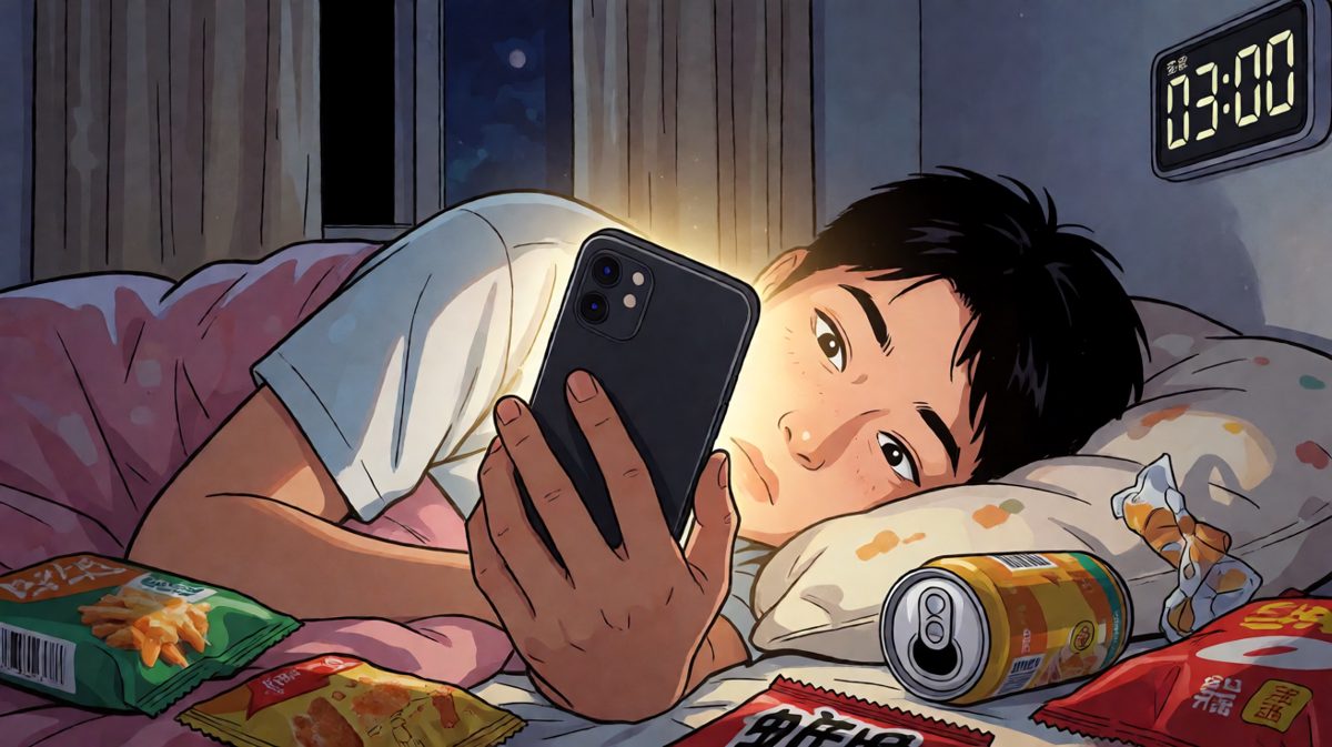 熬夜冠军：明早睡早起，今晚再刷五分钟就睡