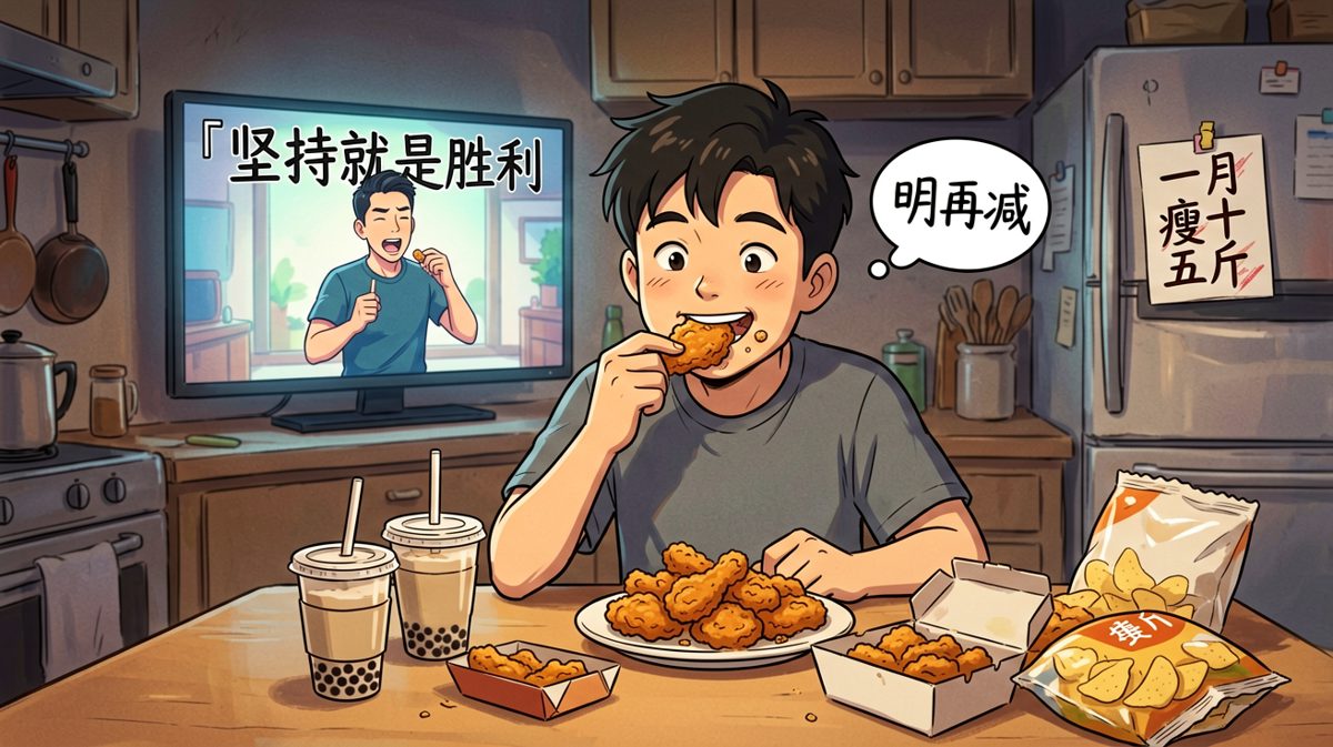 吃饱了才有力气减肥，这道理我懂。