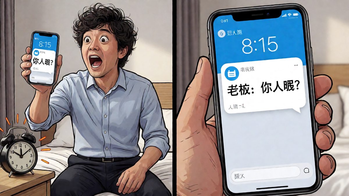 完蛋了！迟到扣钱！