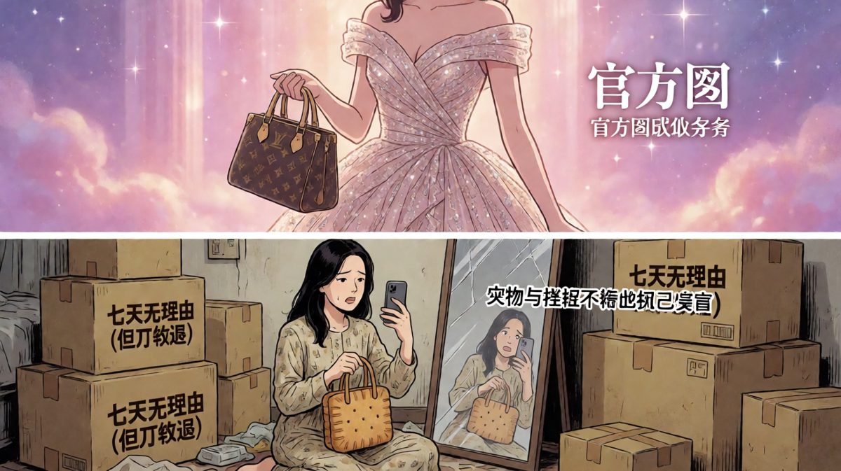 网上下单：我是精致女孩；收到快递：我是凑合过吧 girl
