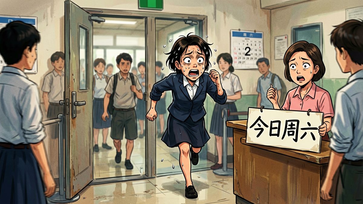 狂奔到公司，才发现今天竟然是周六