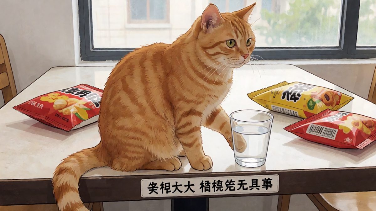 我只是想试试桌子有多高，你别误会。