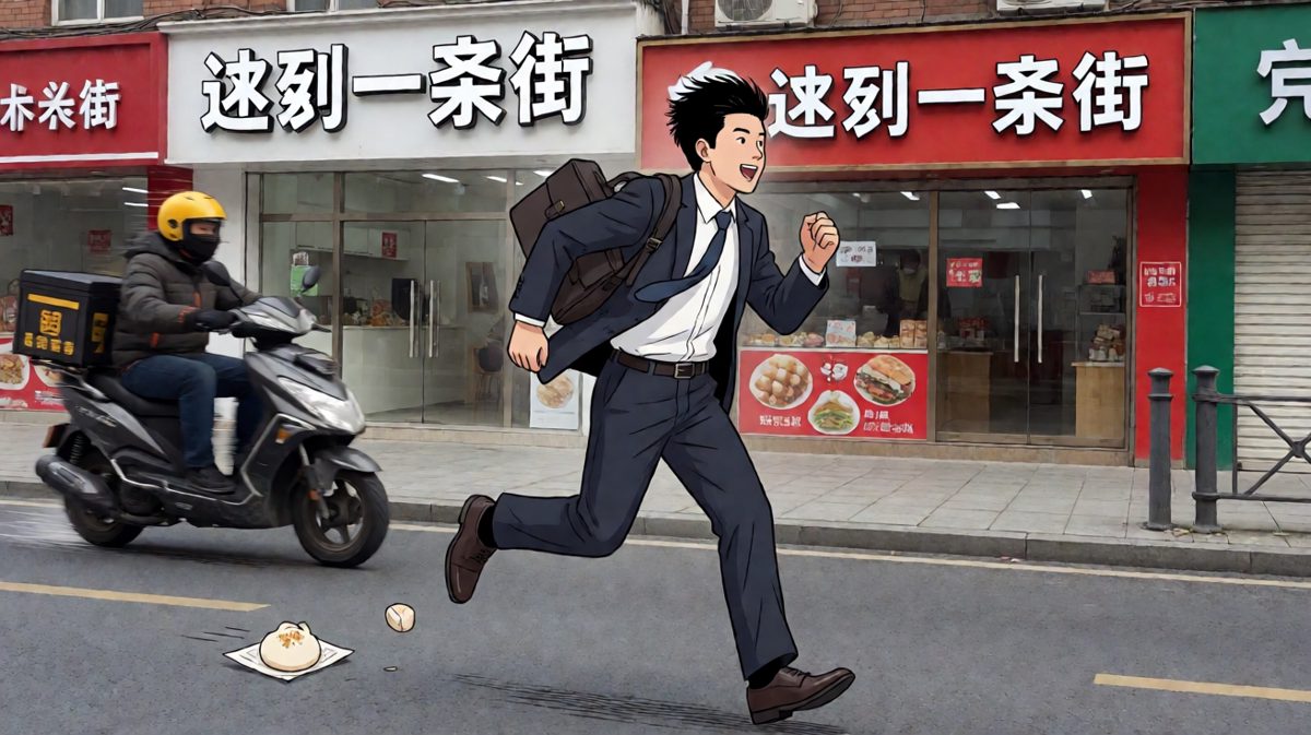 人生最远的距离是从床到公司