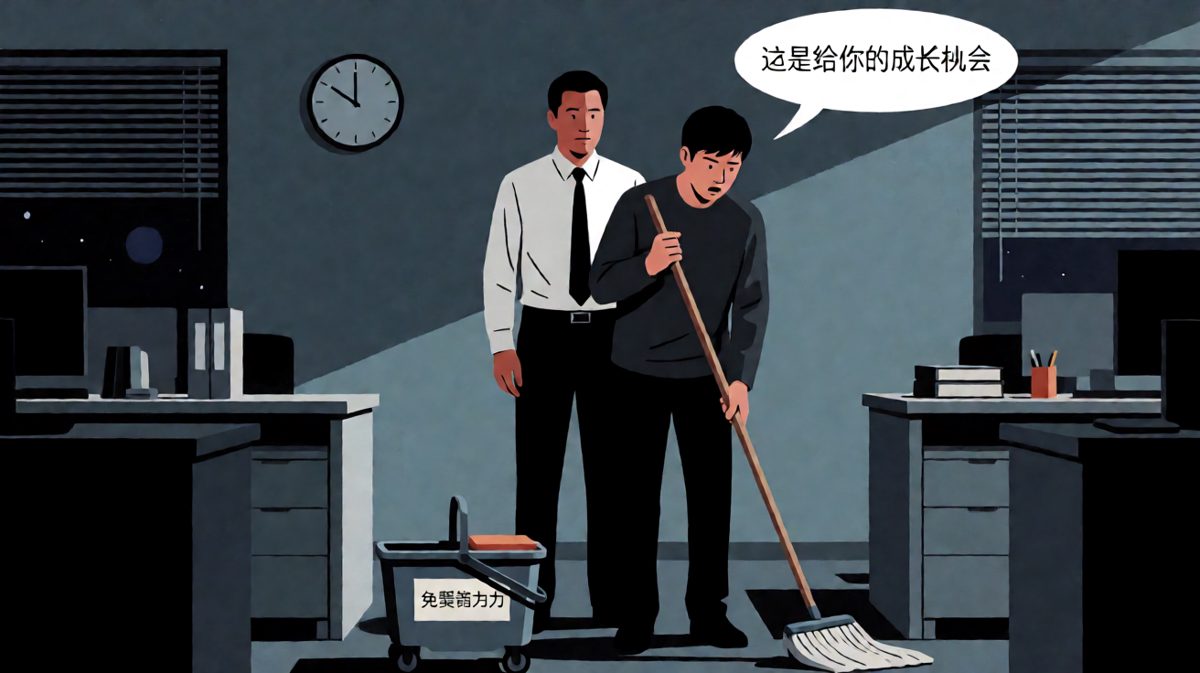 老板说要给成长机会，结果是免费劳动力