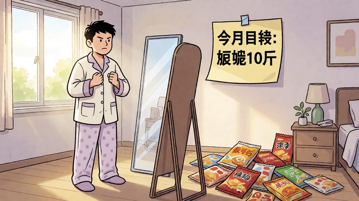 下定决心减肥，甩掉所有零食！
