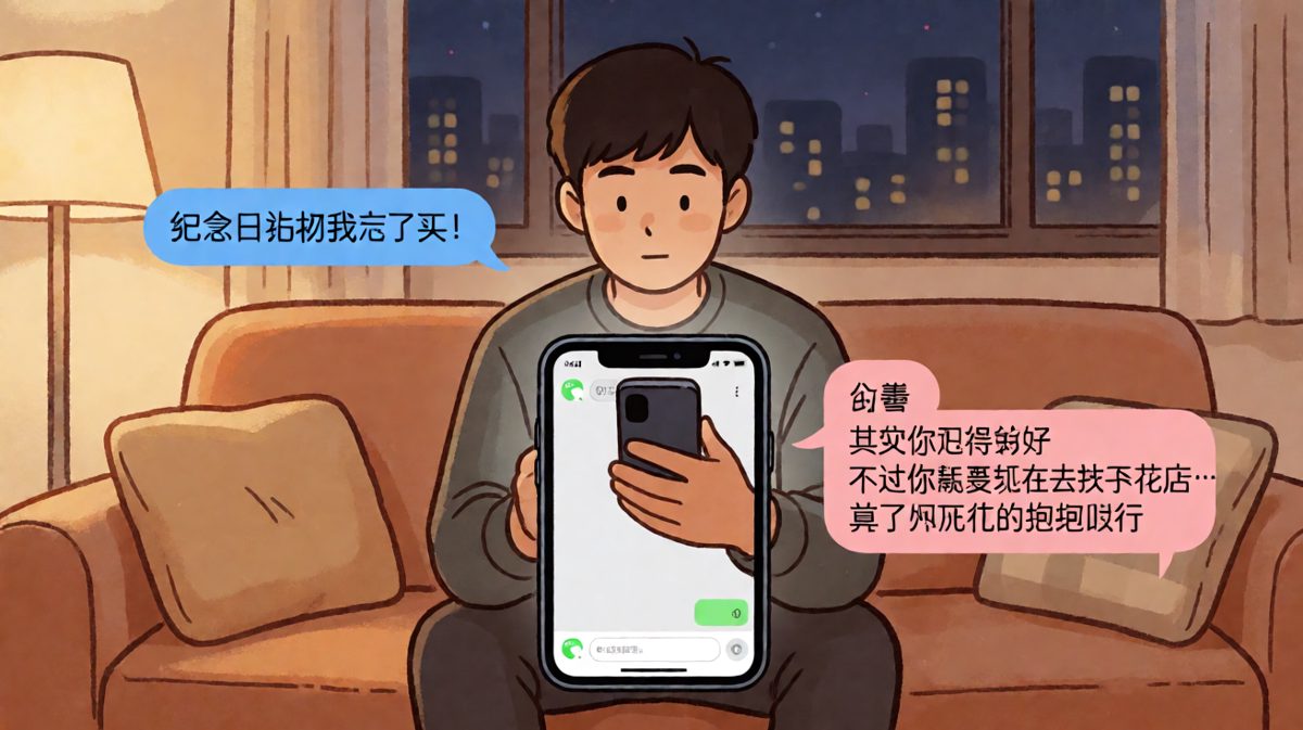 男友以为要完蛋，结果只是玩笑