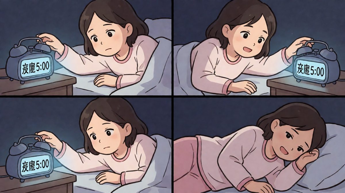 闹钟一响，本能的求生欲战胜了理智