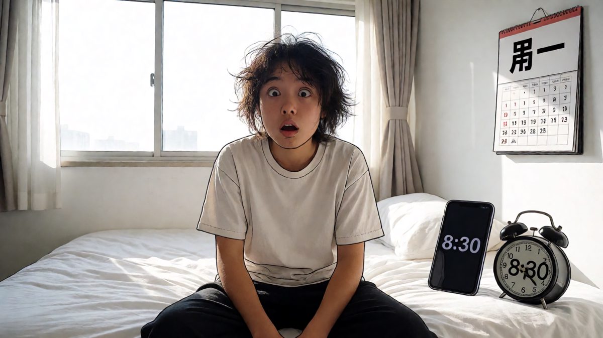 睁眼一看：迟到了！