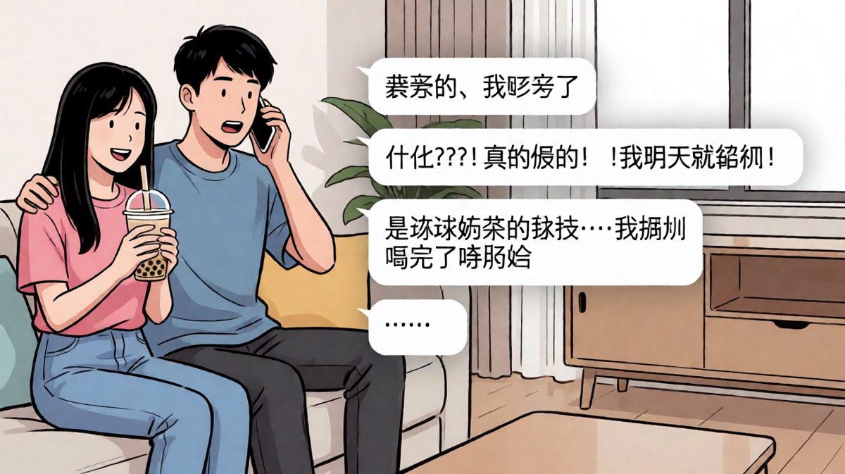 假装怀孕结果只是奶茶珍珠，这波反向惊吓笑翻全场