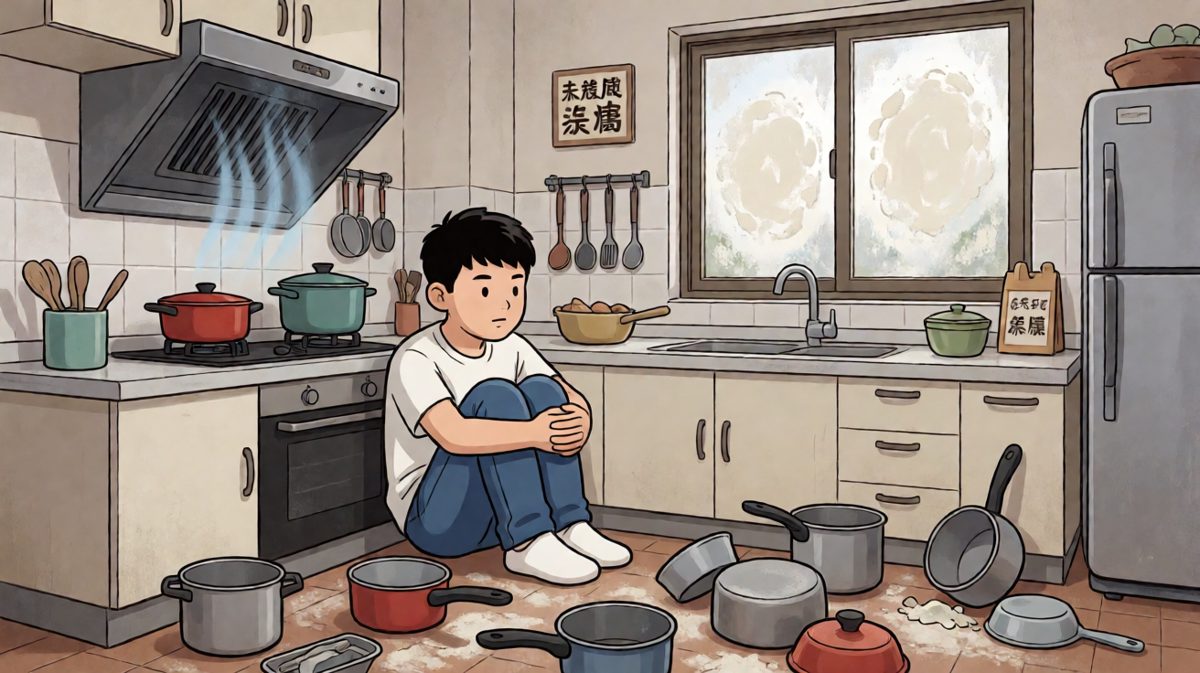 厨房已毁灭：我不想活了……