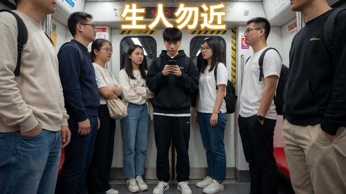 社恐的地铁生存法则：只要我不看别人，别人就看不到我