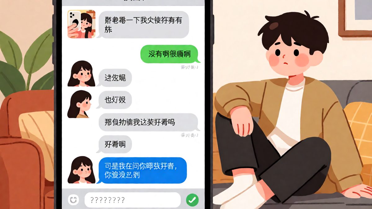 送命题升级——男生认真回答却步步踩坑，女生全程在测试他。