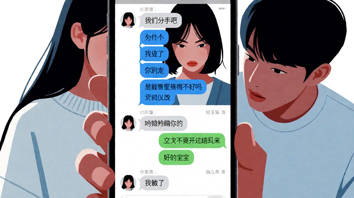 一句玩笑测试底线，结局却是更狠的——她说完分手后又说饿了。