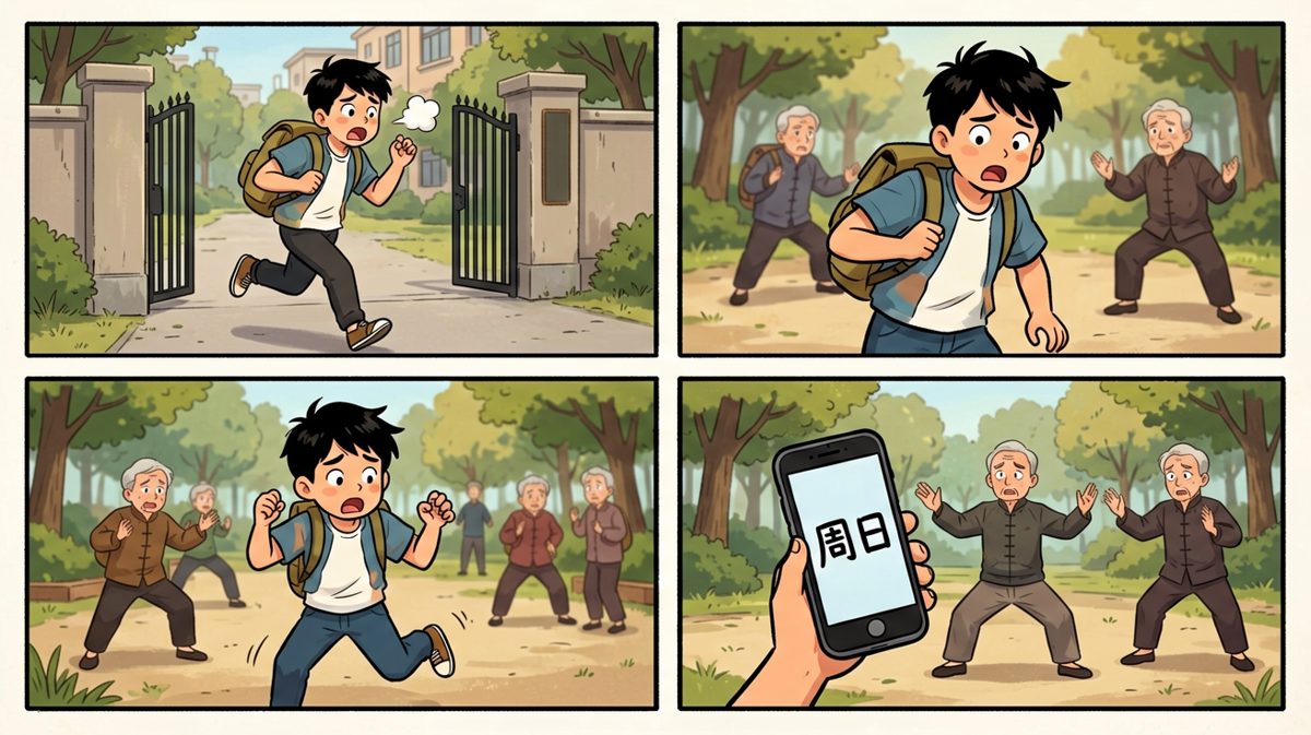 今天居然是周日……