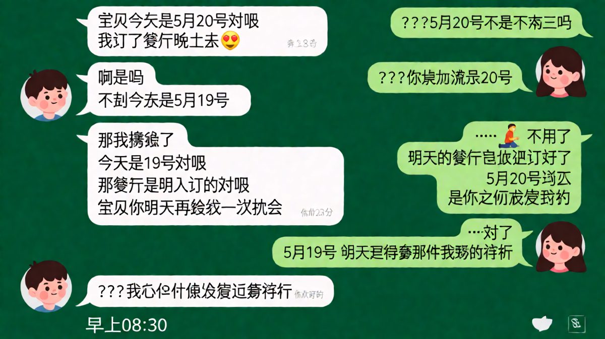 记错纪念日还要硬撑，结果被女友逐条打脸