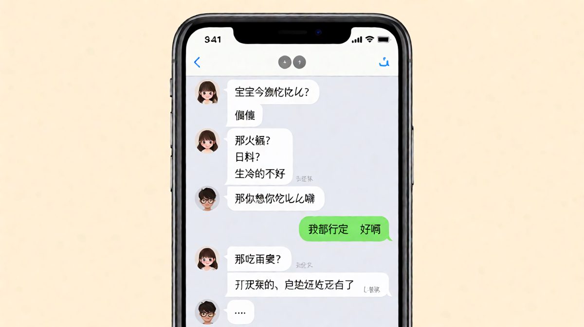 随便这两个字，是情侣间最大的谎言
