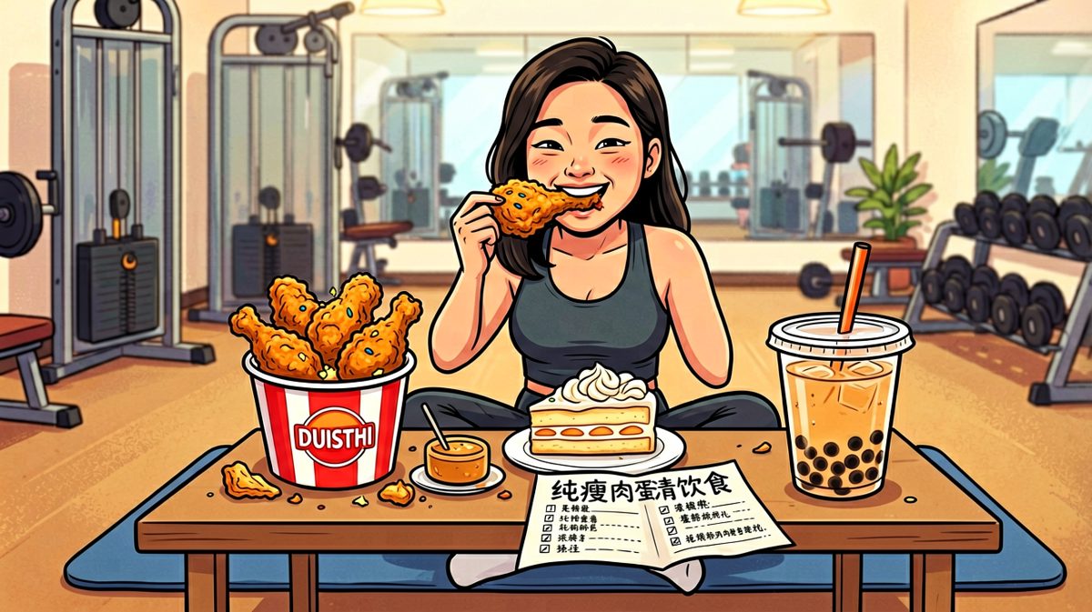 健身博主的'欺骗日'就是每天都骗。