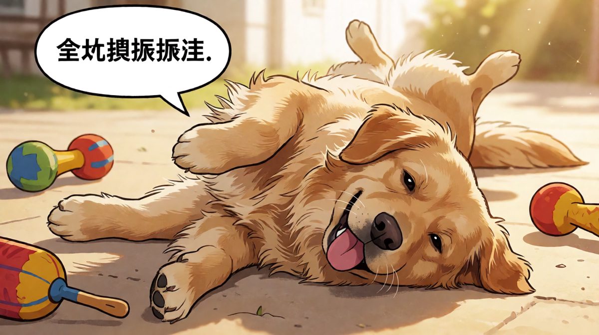 只要我躺得够快，散步就追不上我