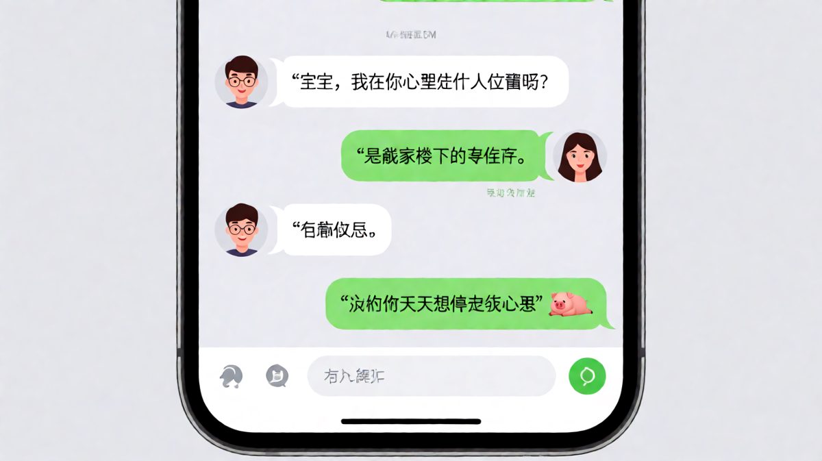 男生问自己在女生心里什么位置，女生神回复'停车位'，最后还能圆回来，情商满分