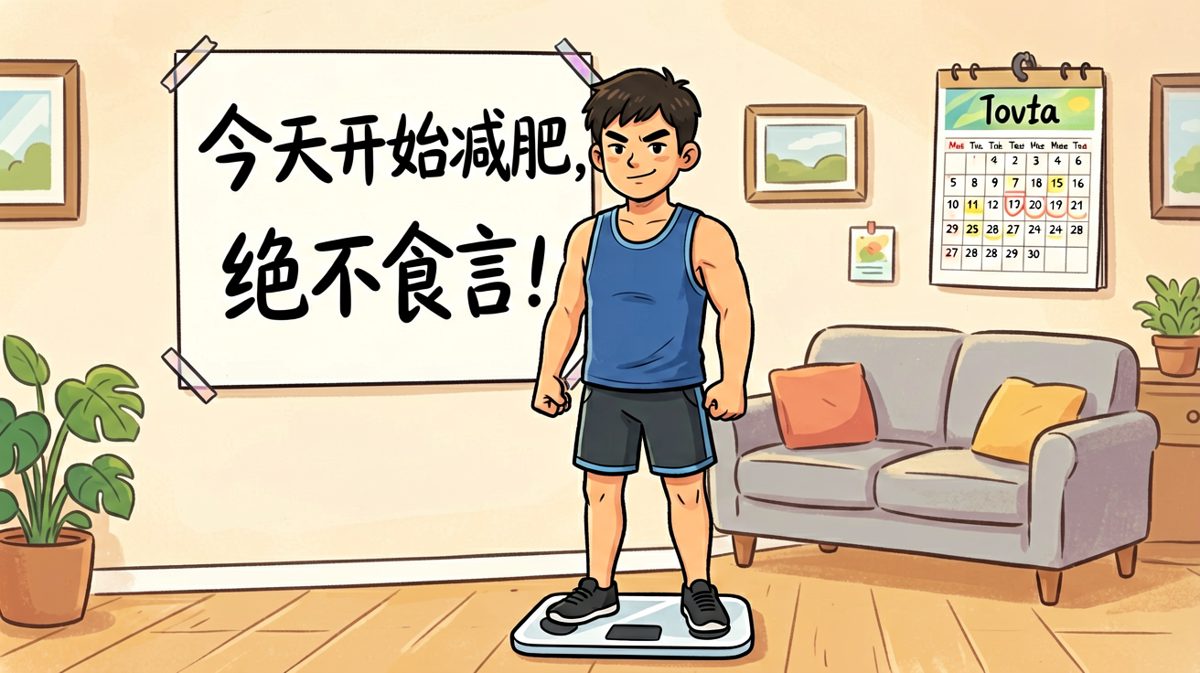 立flag时刻：今天开始减肥！