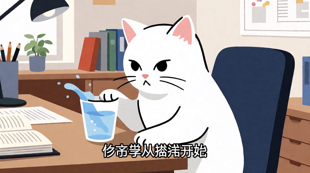 猫咪的物理实验：重力依然存在