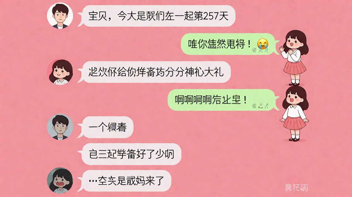 浪漫纪念日惊喜，结果终极惊喜是婆婆驾到。